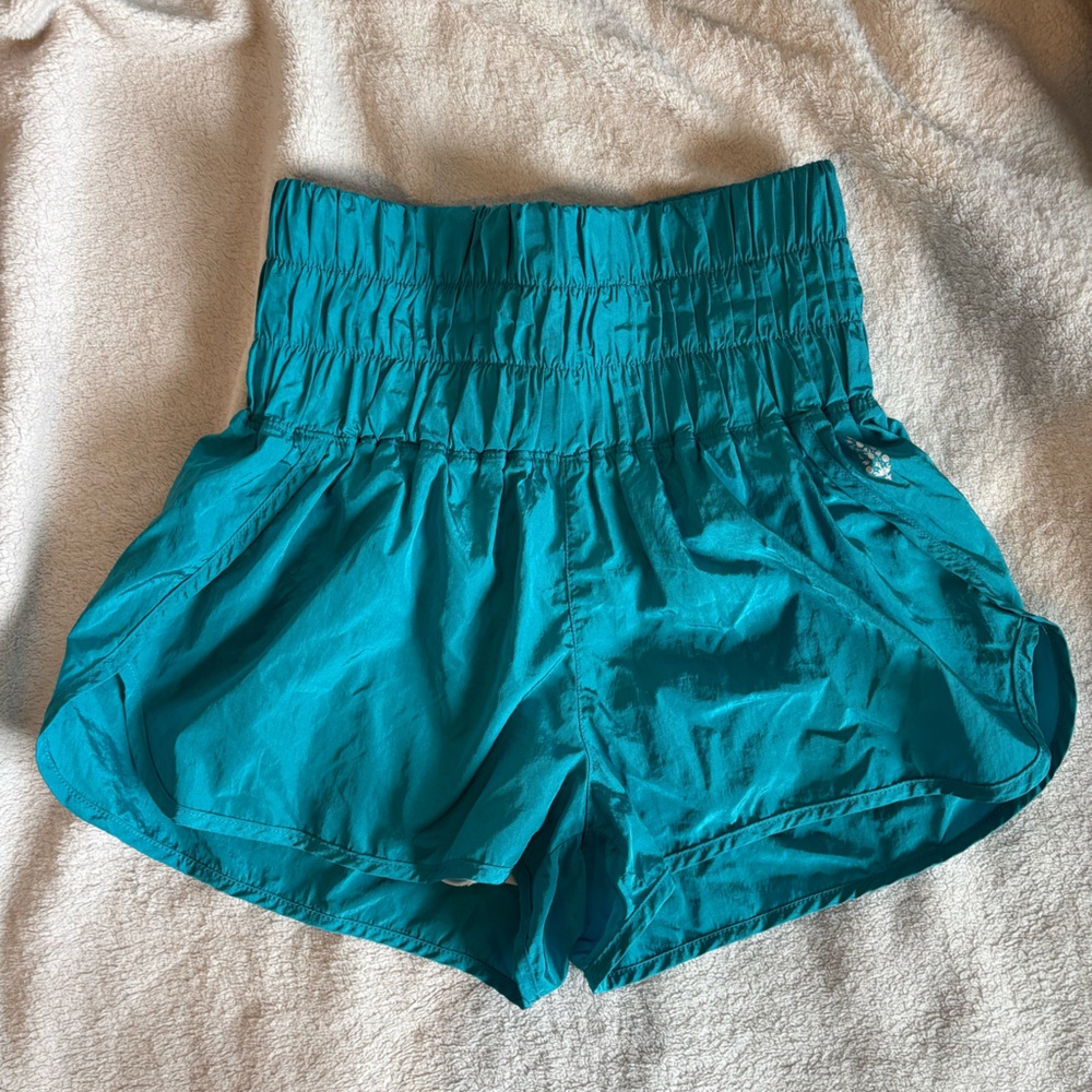 FP Movement by Free People Turquoise / Teal The Way Home Athletic Shorts